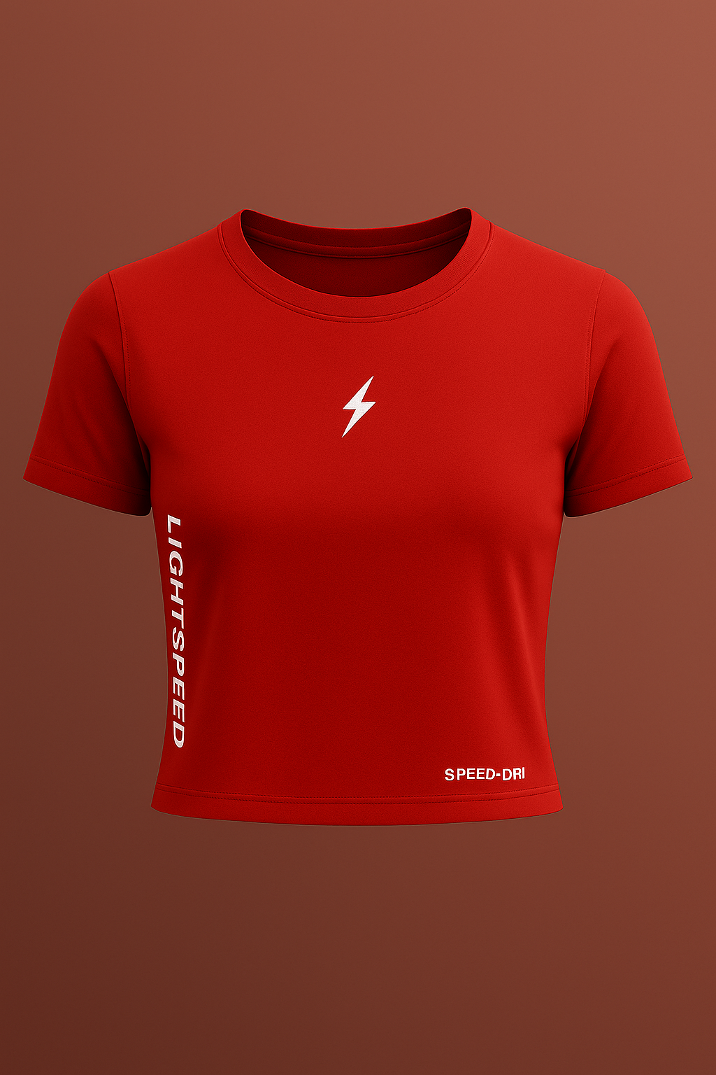 Lightspeed Sprint Crop – Blaze Red