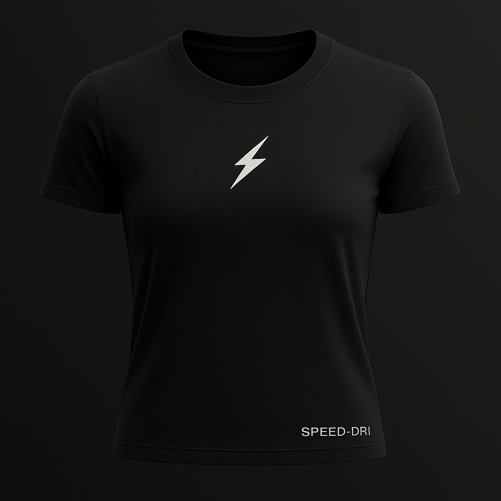 Lightspeed Sprint Crop – Deep Black